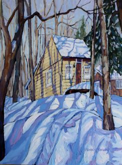 Quebec Winter House 2