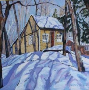Quebec Winter House