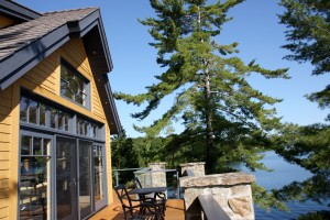 Upper deck of Lake House